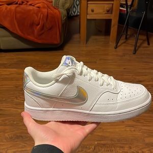 Brand New (worn twice) Size 8, Nike Court Vision- Low